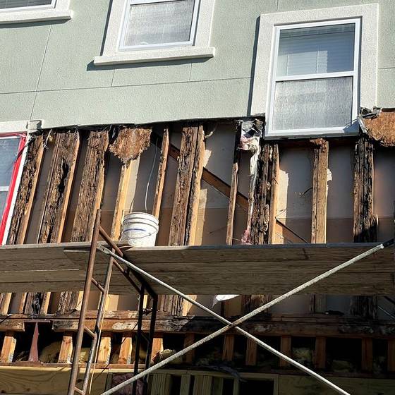 Coastal Florida wood rot / moisture damage / repair project photo