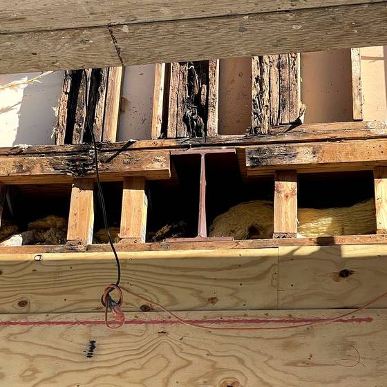 Coastal Florida wood rot / moisture damage / repair project photo