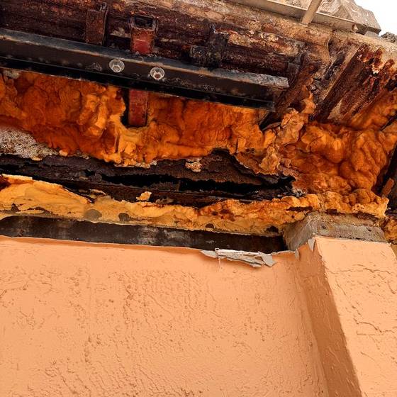 Coastal Florida wood rot / moisture damage / repair project photo