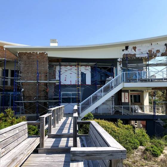 Coastal Florida wood rot / moisture damage / repair project photo