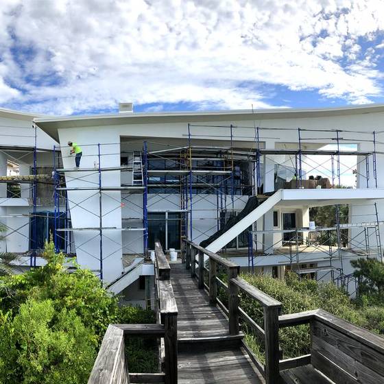 Coastal Florida wood rot / moisture damage / repair project photo